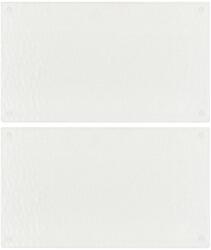 vidaXL 2 db edzett üveg vágódeszka áttetsző buborékos mintával (322289)