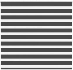 vidaXL zebrafüggönnyel fekete szövetszélesség 155, 9 cm poliészter (4014247)