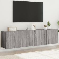 vidaXL 2 db szürke sonoma színű fali TV-szekrény 80 x 30 x 41 cm (836963)
