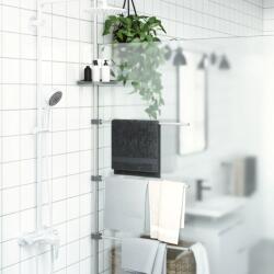 vidaXL alumínium törülközőtartó 47 x 280 cm (154598)