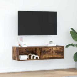vidaXL füstös tölgy színű szerelt fa TV-szekrény 100x31x25, 5cm (861480)