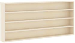 vidaXL Fali Kiállító Doboz polcokkal Bézs 80 x 8, 5 x 36 cm Faanyag (42015619)
