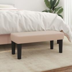 vidaXL cappuccino műbőr pad 70 x 30 x 30 cm (346637)