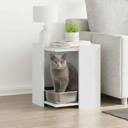 vidaXL fehér szerelt fa macskaalomdoboz 42 x 42 x 51 cm (857742)