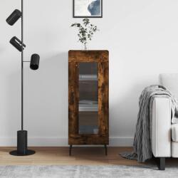 vidaXL füstös tölgy színű szerelt fa tálalószekrény 34, 5 x 34 x 90 cm (828817)