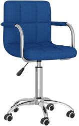 vidaXL kék szövetborítású forgó étkezőszék (3087973)