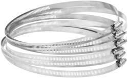 vidaXL 6 db 304-es rozsdamentes acél tömlőbilincs 91-220 mm (4008076)