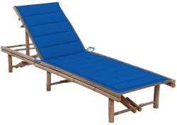 vidaXL bambusz kerti napozóágy párnával (3061642)