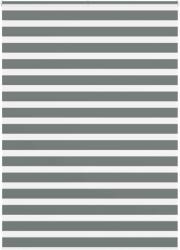 vidaXL zebrafüggönnyel sötét szürke szövetszélesség 155, 9cm poliészter (4014195)