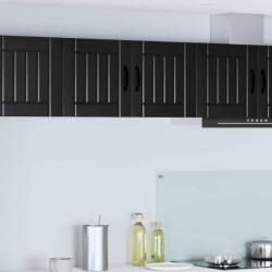 vidaXL Konyhaszekrény Fekete 80 x 31 x 40 cm Faanyag (884935)