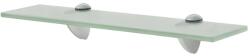 vidaXL lebegő polc üveg 40x10 cm 8 mm (243771)