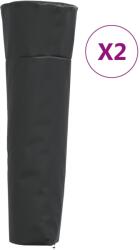 vidaXL 2 db 420D oxford-szövet piramis alakú fűtőhuzat 86x47x241 cm (3203401)