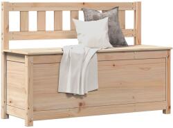 vidaXL tömör fenyőfa pad 110 x 41 x 76, 5 cm (823554)