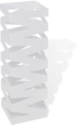 vidaXL Szögletes esőermyő / sétabot tartó 48, 5 cm fehér (242468)