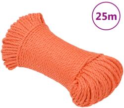vidaXL narancssárga polipropilén munkakötél 6 mm 25 m (152923)