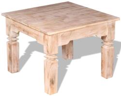 vidaXL tömör akácfa dohányzóasztal 60x60x45 cm (244052)