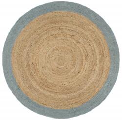 vidaXL olívazöld szélű kézzel font jutaszőnyeg 240 cm (343610)