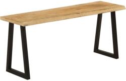 vidaXL tömör mangófa pad természetes éllel 105 cm (372756)