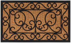 vidaXL négyszögletes gumi és kókuszrost lábtörlő 45 x 75 cm (155883)