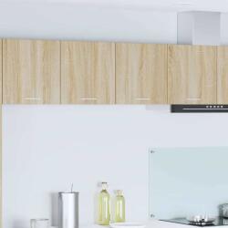 vidaXL Függő szekrény tárolóval Sonoma tölgy 80 x 31 x 40 cm Faanyag (884180)