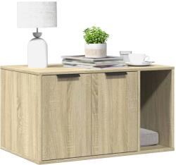 vidaXL sonoma tölgy színű szerelt fa macskaalomdoboz 80 x 50 x 45 cm (857735)
