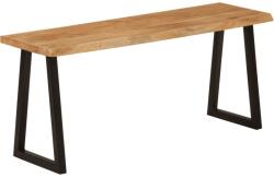 vidaXL tömör akácfa pad természetes éllel 105 cm (372754)