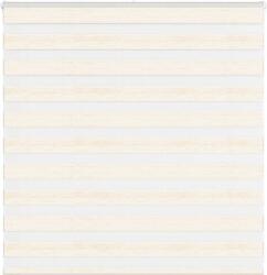 vidaXL zebrafüggönnyel márványbézs szövetszélesség 135, 9 cm poliészter (4014633)