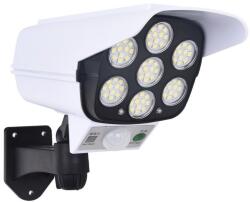  Camera de supraveghere falsa, incarcare solara, 77 LED-uri, senzor de miscare, Flippy (122532)