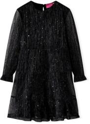 vidaXL Fekete hosszú ujjú gyerekruha 92 (14882)