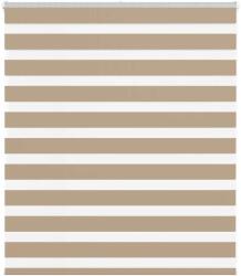 vidaXL zebrafüggönnyel homokbarna szövetszélesség 115, 9 cm poliészter (4014525)