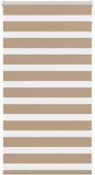 vidaXL zebrafüggönnyel homokbarna szövetszélesség 75, 9 cm poliészter (4014517)