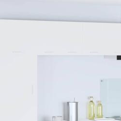 vidaXL Függő szekrény tárolóval 2 pcs Fehér 30 x 31 x 40 cm Faanyag (884115)