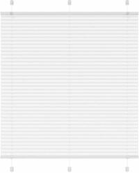 vidaXL pliszírozott redőny Fehér 115x150cm szövetszélesség 114, 4cm (4015503)