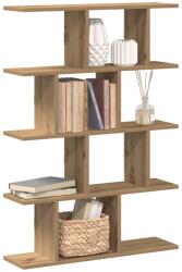 vidaXL kézműves tölgy színű fali kockapolc 12 rekeszes színű (860021)