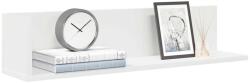 vidaXL 2 db fehér szerelt fa fali polc 75 x 16, 5 x 16, 5 cm (860031)