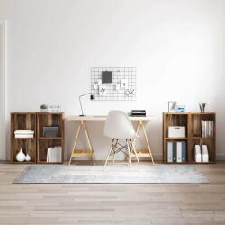 vidaXL TV szekrény garnitúra 4 pcs Öreg fa 37 x 37 x 72 cm Faanyag (3393528)