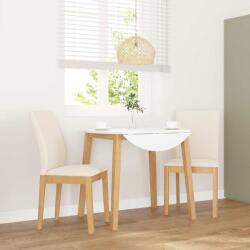 vidaXL 2 db tömörfa gumiból készült étkezőszékek párnákkal (4102450)