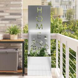 vidaXL Kertvédő vászon Ezüst 50 x 140 cm Horganyzott acél (876495)