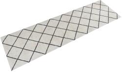 vidaXL mosható kockás bársony konyhaszőnyeg 45 x 150 cm (136567)