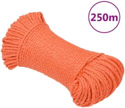 vidaXL narancssárga polipropilén munkakötél 3 mm 250 m (152921)