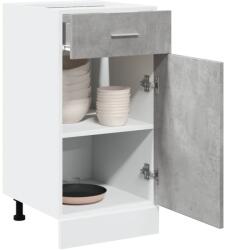 vidaXL Lyon betonszürke szerelt fa fiókos alsószekrény (856082)