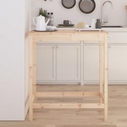 vidaXL tömör fenyőfa bárasztal 100 x 50 x 110 cm (833265)