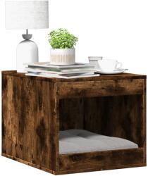 vidaXL füstös tölgy színű szerelt fa macskaalomdoboz 47 x 59 x 42 cm (857764)