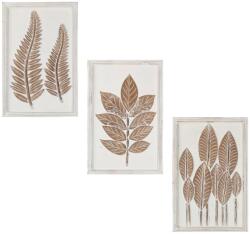 vidaXL 3 db kézzel faragott fali panel MDF 40 x 60 x 1, 5 cm (321660)