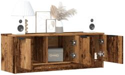 vidaXL TV szekrény Régi fa 102x35x36, 5 cm Gépelt fa (856947)
