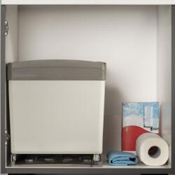 Eyckhaus szürke beépíthető gurulós szelektív hulladékgyűjtő 2x21 L 4384