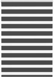 vidaXL zebrafüggönnyel fekete szövetszélesség 95, 9 cm poliészter (4014209)