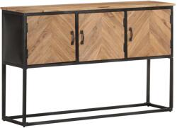 vidaXL tömör akácfa komód 120 x 30 x 75 cm (323529)