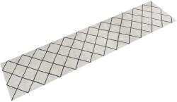 vidaXL mosható kockás bársony konyhaszőnyeg 60 x 300 cm (136569)