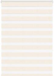 vidaXL zebrafüggönnyel márványbézs szövetszélesség 105, 9 cm poliészter (4014653)